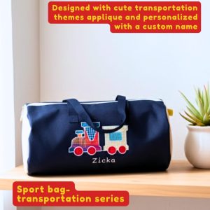 Sport Bag Seri Transportasi – Tas Duffle Simpel & Kuat untuk Anak Laki-laki