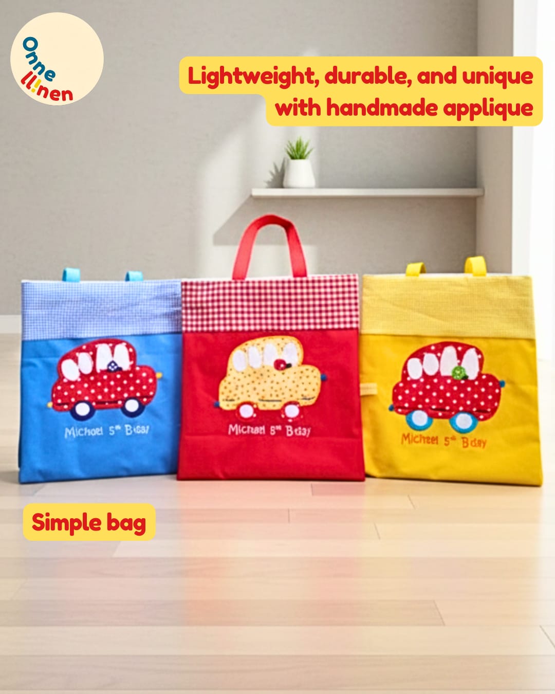 Simple Bag Anak Tema Bus Sekolah – Souvenir Praktis, Elegan & Full Manfaat - Image 2