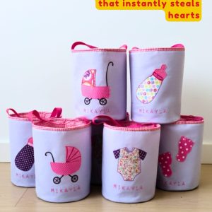 Lunch bag tabung souvenir bayi custom aneka tema baby series