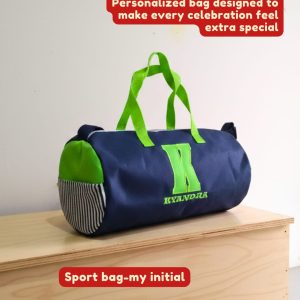 Souvenir ulang tahun sport bag tas olahraga inisial nama kekinian