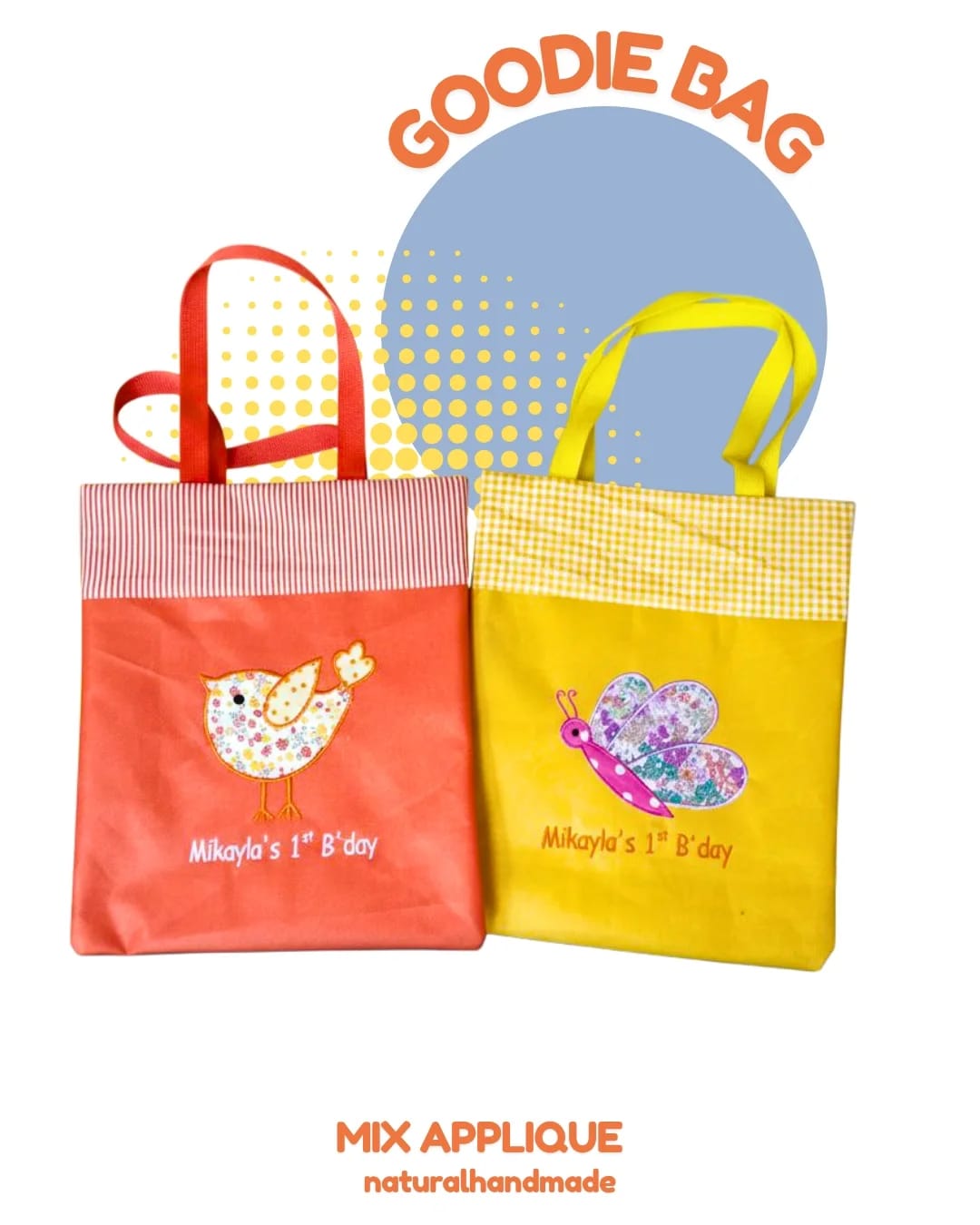 Goodie Bag Simpel Custom Nama 25 x 30 cm – Souvenir Ceria, Eksklusif & Bermakna